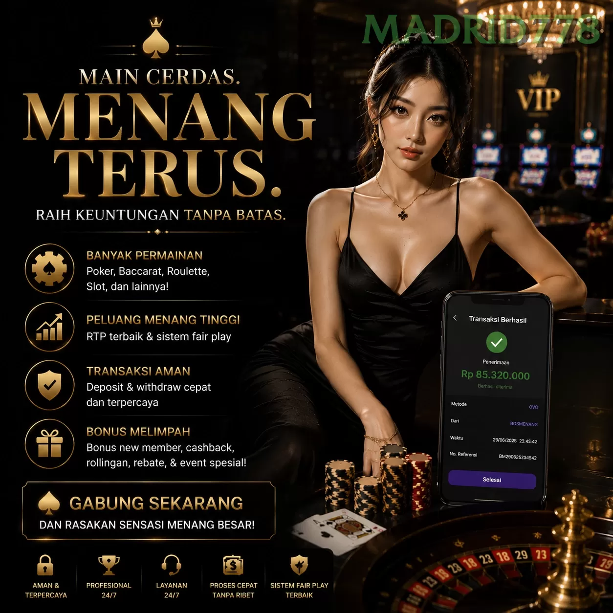 madrid778 Platform Game Terpercaya untuk Pemain Indonesia